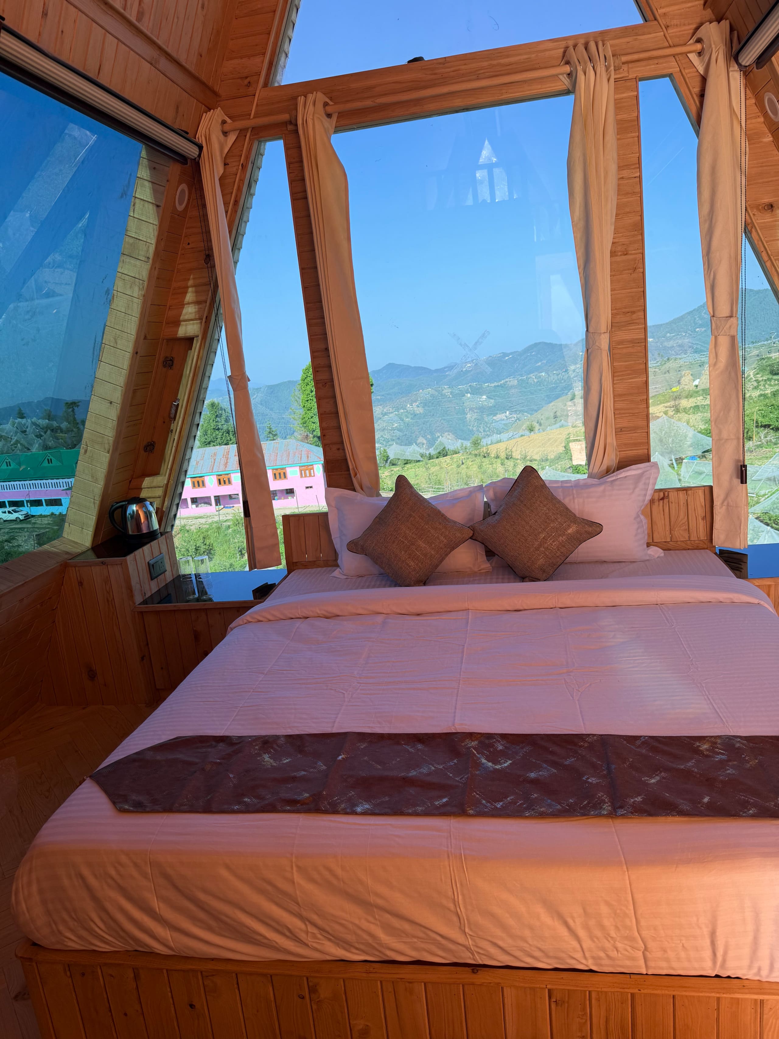 A Shape Cabin Private Jaccuzi - Tap to explore photos