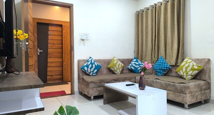 Aman Luxuriya Apartments Room Type - Aman Luxuriya 102 202 | Entire 1BHK Flat | Balcony | Kitchen | Wifi | AC