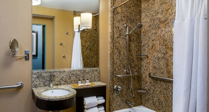Crowne Plaza CHICAGO OHARE HOTEL & CONF CTR Room Type - 1 King Junior Suite Mobil Accessible Tub