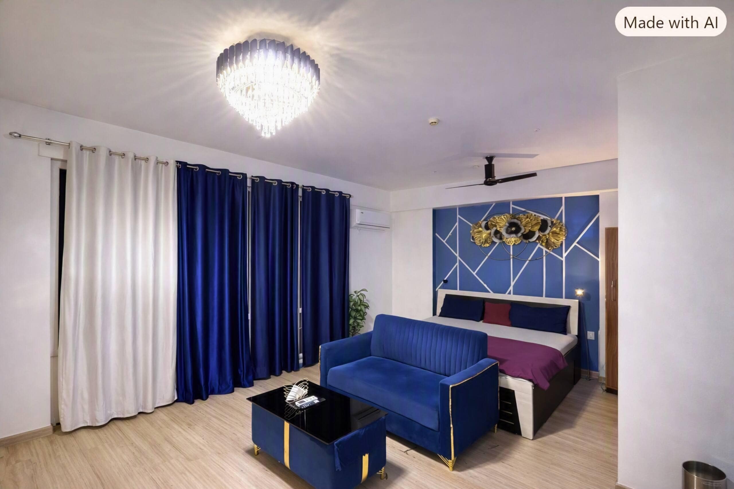 Luxury Cozy Apartments Stay at DLF - Tap to explore photos