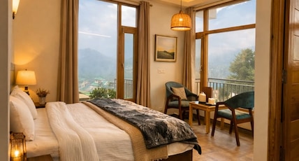 North Star Manali Room Type - Luxury Room with Hill View King Bed North Star Manali Room Type - Luxury Room with Hill View King Bed