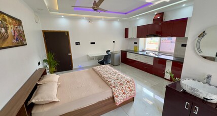Bhoomi Mansion | Premium Boutique Stay in a Tranquil Locale Room Type - Studio. 21 A Cozy n Dreamy studio with kitchen @ Bhoomi mansion | Non Pet Friendly Bhoomi Mansion | Premium Boutique Stay in a Tranquil Locale Room Type - Studio. 21 A Cozy n Dreamy studio with kitchen @ Bhoomi mansion | Non Pet Friendly