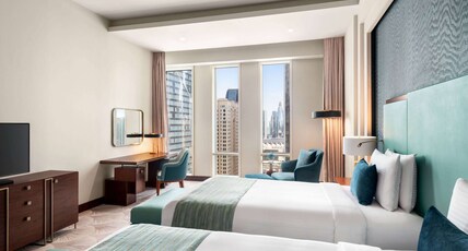 Wyndham Grand Doha West Bay Beach Room Type - Superior Twin Room - City View Wyndham Grand Doha West Bay Beach Room Type - Superior Twin Room - City View