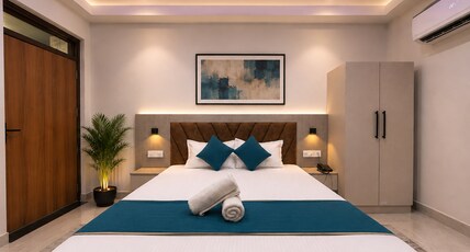 Hotel Shanti Residency Vrindavan Room Type - Deluxe Room with City View