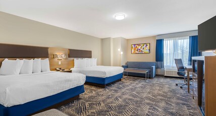 Best Western Plus Lewisville/Coppell Room Type - Accessible - 2 Queen, Mobility Accessible, Roll In Shower, Non-Smoking, Full Breakfast Best Western Plus Lewisville/Coppell Room Type - Accessible - 2 Queen, Mobility Accessible, Roll In Shower, Non-Smoking, Full Breakfast