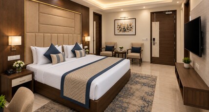 Hotel Grand Meridian Delhi Airport Room Type - Deluxe Room with Free WI-FI