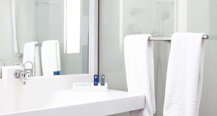 Novotel Limoges Le Lac Room Type - Classic Room, pool view, 1 double bed and 1 double sofa bed