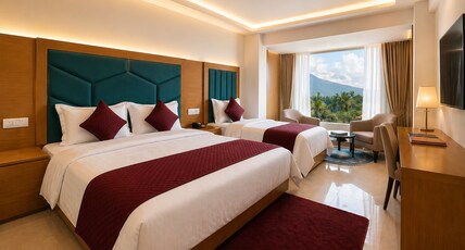 Hotel Kailasha Inn & Restaurant Room Type - Deluxe Room with Forest View