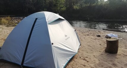 Coorg River Rock Camping Room Type - Tent (More then 2 pax not allowed in Tent)