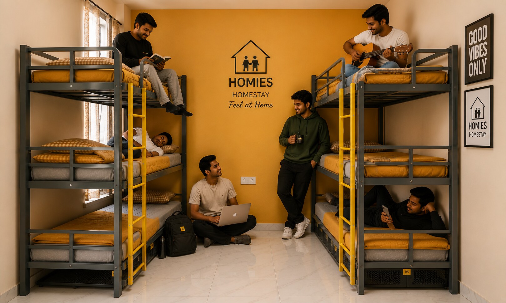 HOMIES HOMESTAY KURUKSHETRA - Tap to explore photos