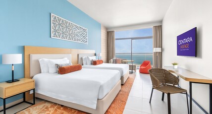 Centara Mirage Beach Resort Dubai Room Type - Family room Sea view Double Double Centara Mirage Beach Resort Dubai Room Type - Family room Sea view Double Double