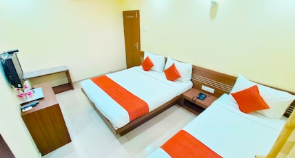 HOTEL SAI SRUSHTI by NEEM SQUARRE Room Type - Deluxe A.C Triple Room (1 King + 1 Single Bed) HOTEL SAI SRUSHTI by NEEM SQUARRE Room Type - Deluxe A.C Triple Room (1 King + 1 Single Bed)