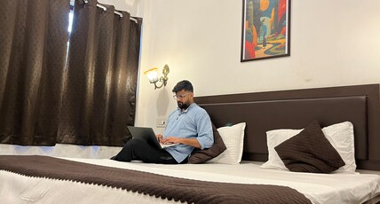 Pushkar Stay Hostel | Rooms & Dorms Room Type - Superior double bed ac room with balcony