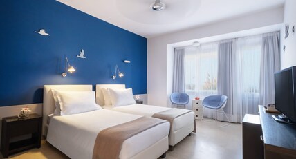 The Majestic Hotel, Santorini in Fira Room Type - Double Room with East Sea View The Majestic Hotel, Santorini in Fira Room Type - Double Room with East Sea View