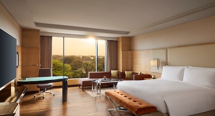 JW Marriott Chandigarh Room Type - Luxury Suite, Club access with unlimited IMFL Beverages 5PM to 7PM. 25pct F&B discount at JW Cafe, S JW Marriott Chandigarh Room Type - Luxury Suite, Club access with unlimited IMFL Beverages 5PM to 7PM. 25pct F&B discount at JW Cafe, S