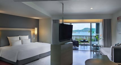 Pullman Phuket Panwa Beach Resort Room Type - JUNIOR SUITE SEA VIEW, One bedroom King Size Bed, Spacious Balconies Pullman Phuket Panwa Beach Resort Room Type - JUNIOR SUITE SEA VIEW, One bedroom King Size Bed, Spacious Balconies