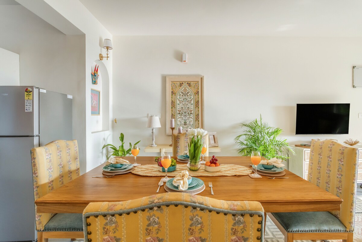 2BHK Apt -10mins to Candolim Beach by Unique Stays - Tap to explore photos