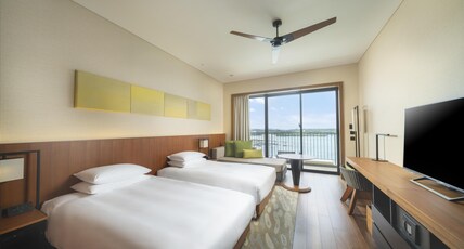 Hyatt Regency Seragaki Island Okinawa Room Type - 2 TWIN BEDS, LAGOON VIEW