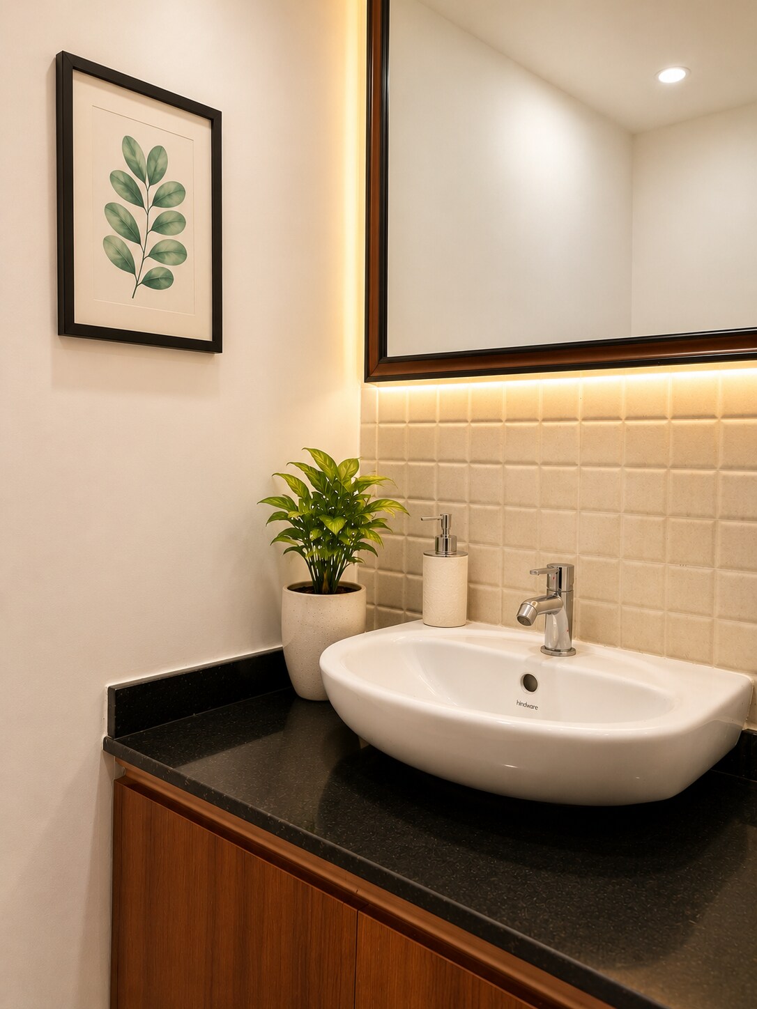 Fully furnished 1 BHK with temple view - Tap to explore photos