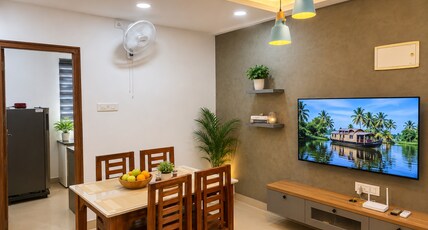 Modern 1BHK G1201 -500m to West Nada, Guruvayur Room Type - Modern 1BHK G1201 -500m to West Nada, Guruvayur