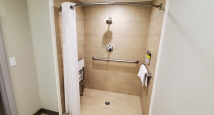 Holiday Inn Express Hotel & Suites Kinston Room Type - 1 King Standard Mobil Access Roll Shwr