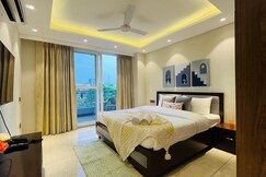 BluO 1BHK Suite - Balcony, Gym, Parking, Lift
