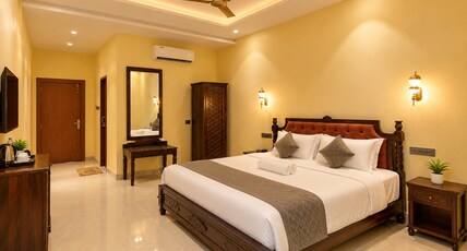 TRIBHUVAN RESTAURANT HOTEL & RESORTS Room Type - Deluxe Room TRIBHUVAN RESTAURANT HOTEL & RESORTS Room Type - Deluxe Room