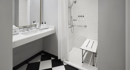 InterContinental New York Barclay Room Type - 2 Double Communication Mobility Accessible Roll Shower