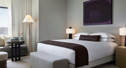 Kimpton CLARET HOTEL Room Type - 1 King Mobility Accessible Roll In Shower City View