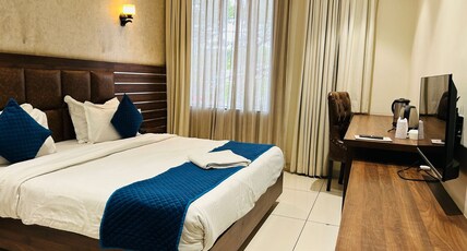 Rajlaxmi Hotel Near Jaipur Airport Room Type - Super Deluxe Room (Free Airport Pick-up & Drop - 8 AM to 8 PM) Rajlaxmi Hotel Near Jaipur Airport Room Type - Super Deluxe Room (Free Airport Pick-up & Drop - 8 AM to 8 PM)
