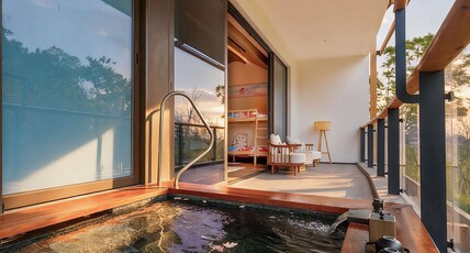 Chengdu Expo Waterfall Hotel - MGallery Collection Room Type - DELUXE ROOM, 1 King Size Bed and 1 Bunk Bed, Private Heated Pool, Expo Park View Chengdu Expo Waterfall Hotel - MGallery Collection Room Type - DELUXE ROOM, 1 King Size Bed and 1 Bunk Bed, Private Heated Pool, Expo Park View