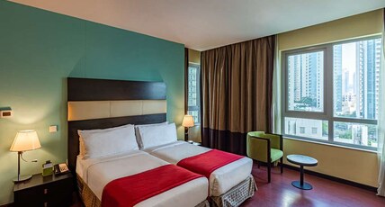 Ramada Downtown Dubai Room Type - 1 Bedroom, Premium Twin, Downtown View, Non-Smoking