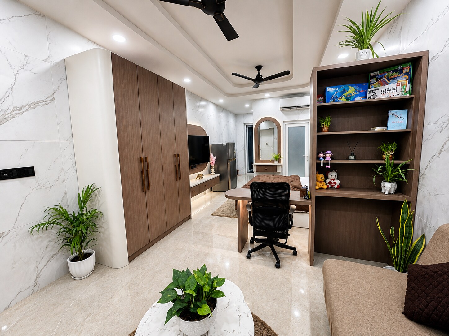 The Hidden Haven Luxury 1BHK South city II - Tap to explore photos