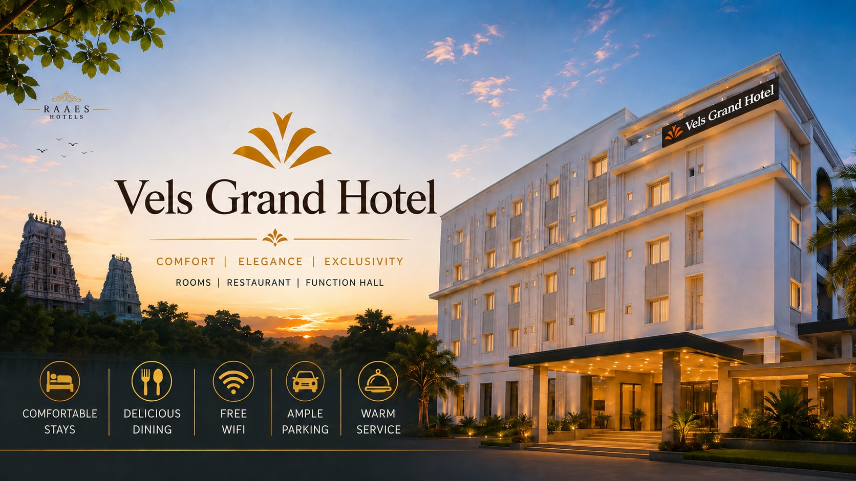 Vels Grand Hotel - Tap to explore photos