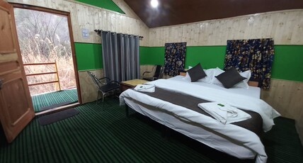 Thrillomania Forest Camp kasol Room Type - Swiss Cottage Hut