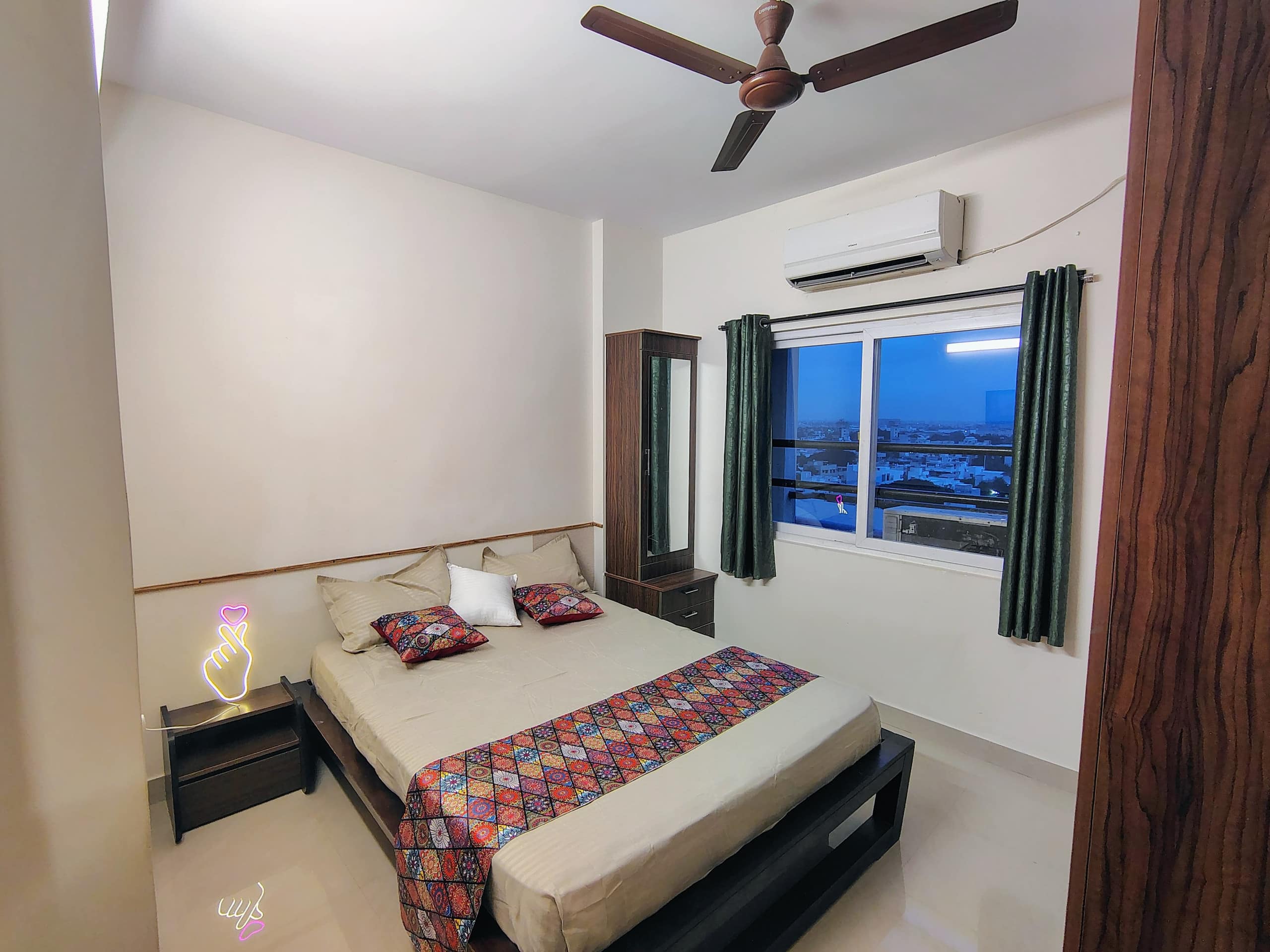 Gharbar Highrise - City View Apartment at Maduravoyal - Tap to explore photos