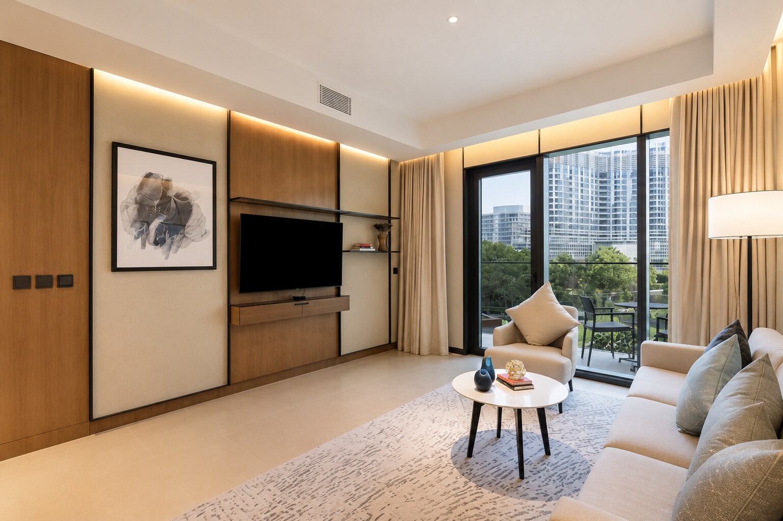 ELIVAAS Curated 3BR with Burj Khalifa View, Heart of Downtown - Tap to explore photos