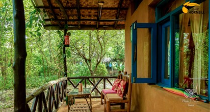 Camp Hornbill Room Type - Finch (Unique Mud Cottage) - Forest View
