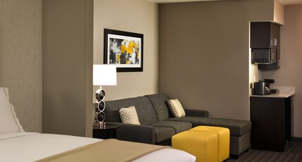 Holiday Inn Express and Suites Madison Central Room Type - 1 King Ste Comm Mobil Acc Roll In Shwr