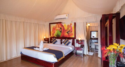 Nirvana Eco & Agro Resort Room Type - Luxurious Jodhpuri Tent with Balcony (Pure Veg)