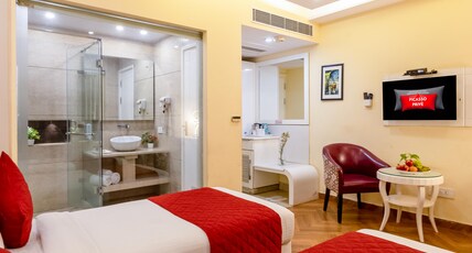 Hotel Picasso Prive - Naraina Room Type - Double or Twin Bed with Window and Smart TV