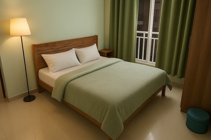 Mellow Homes | Spacious 1BHK Apartment Just 30 Mins From Airport - Tap to explore photos