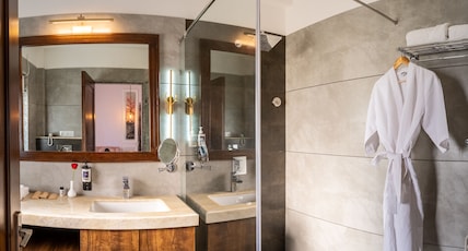 Amrutham Bagh | Suites with Private Pool & Jacuzzi Resort in Udaipur Room Type - Premium Room with Balcony & Private Sit Out Amrutham Bagh | Suites with Private Pool & Jacuzzi Resort in Udaipur Room Type - Premium Room with Balcony & Private Sit Out