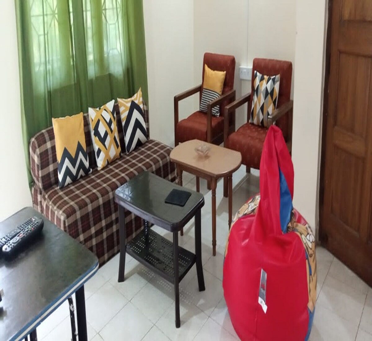 Furnished 2BHK Near Calangute Beach AC WIFI UPS - Tap to explore photos