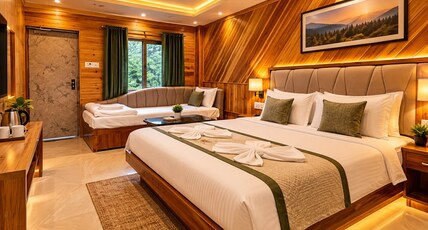 Green Touch Dooars Eco Resort Room Type - Triple Bedded room