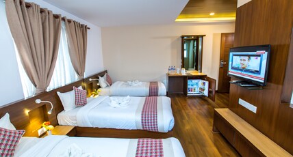 Kathmandu Suite Home Room Type - Deluxe Triple Room with Balcony Kathmandu Suite Home Room Type - Deluxe Triple Room with Balcony