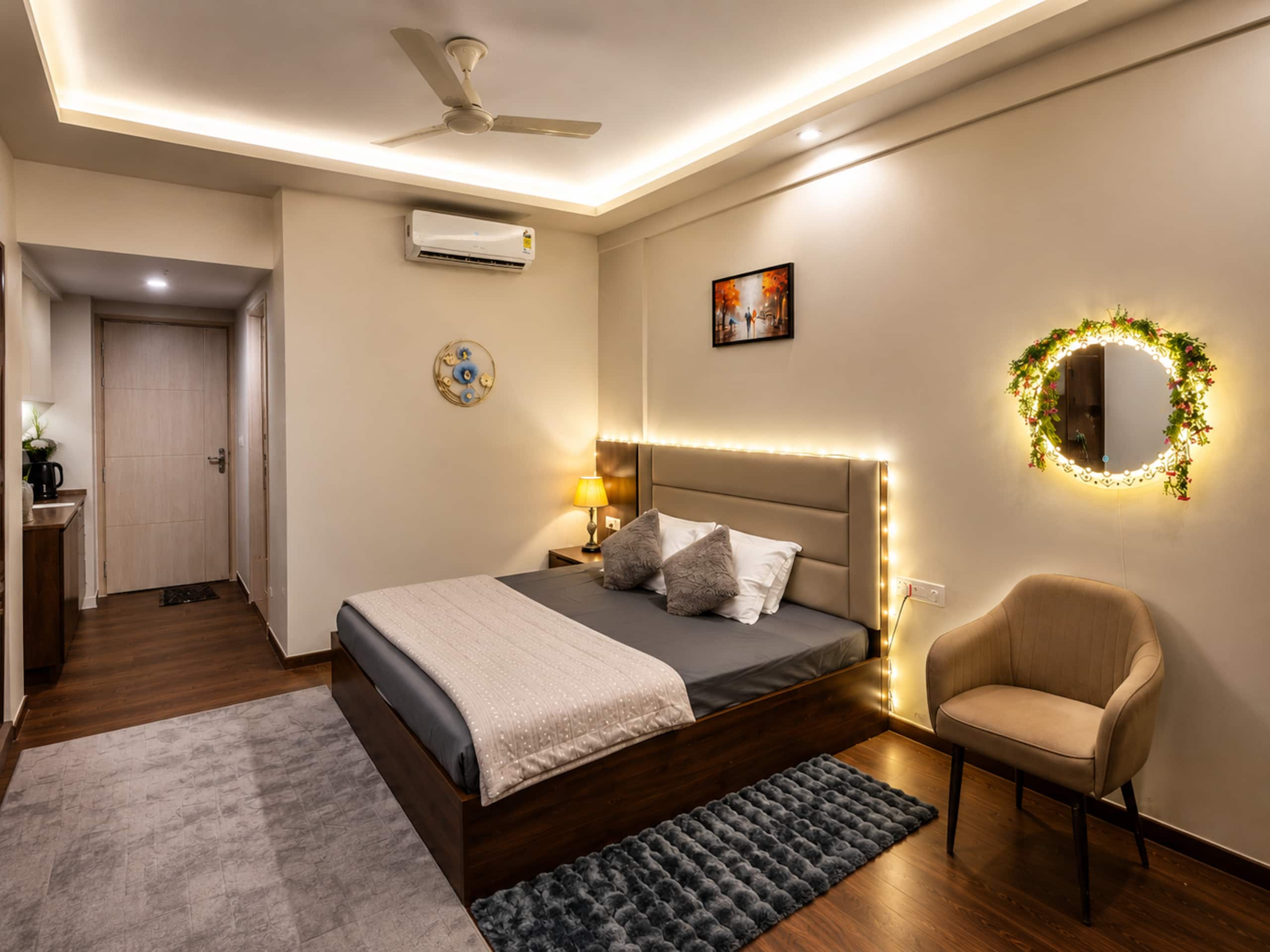 Golden Bliss studio | Private balcony with Best city view - Tap to explore photos