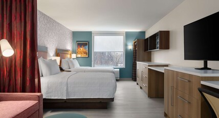 Home2 Suites by Hilton Brownsburg Room Type - 2 QUEEN BEDS STUDIO SUITE