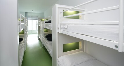Sant Jordi Hostel Rock Palace Room Type - BED IN 14 BED MIXED DORM ENSUITE