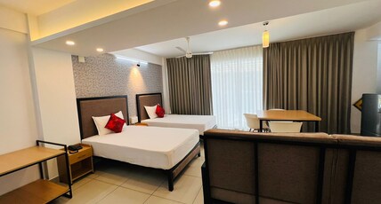 The White Orchid Luxury Apartment Room Type - Luxury Studio Twin Bed